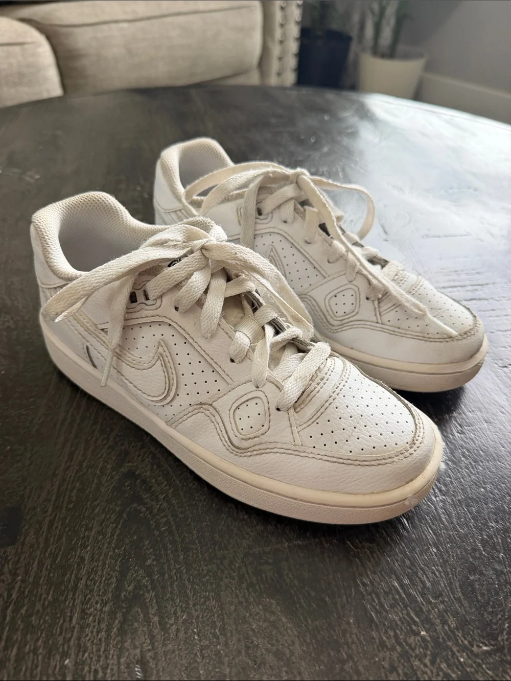 Nike Air Force Kids White Sneakers